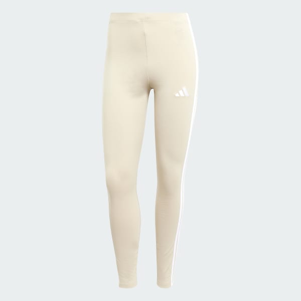 Beige Legging coton 3 bandes Essentials