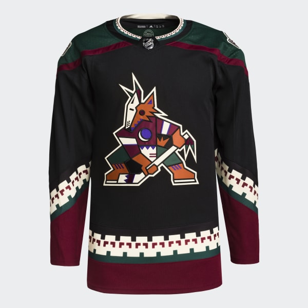 noir Maillot Domicile Coyotes Authentique