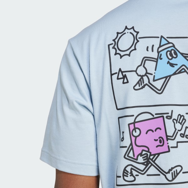 アディダス ポジティビティ シェイプ グラフィック 半袖Tシャツ