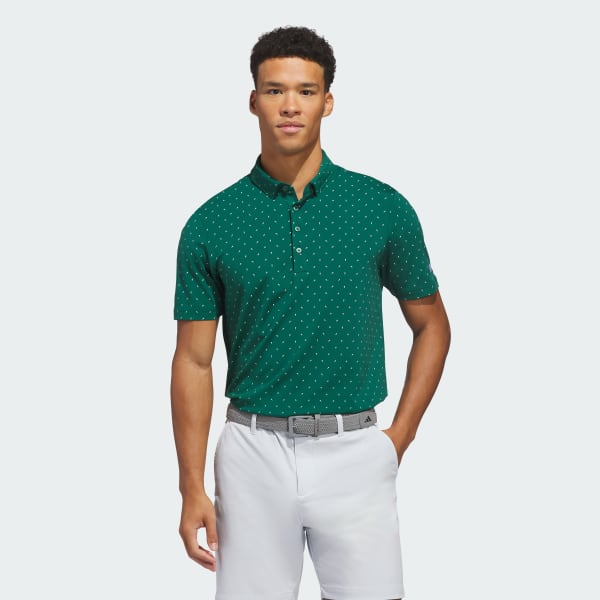 Verde Playera polo ULTIMATE365+ MICRO PRINT
