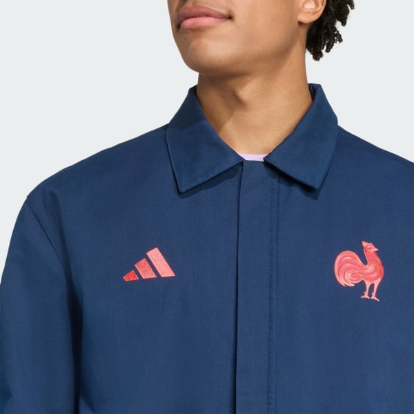 adidas FFR Travel Jacket - Blue | Free Shipping with adiClub