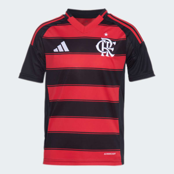 Preto Camisa I Flamengo Infantil 25/26