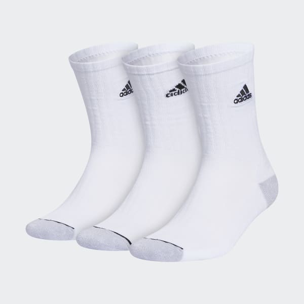 White Classic Cushioned Crew Socks 3 Pairs