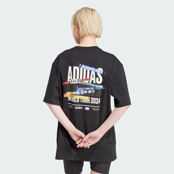 adidas World Tour Bands T-Shirt - Black | adidas UK