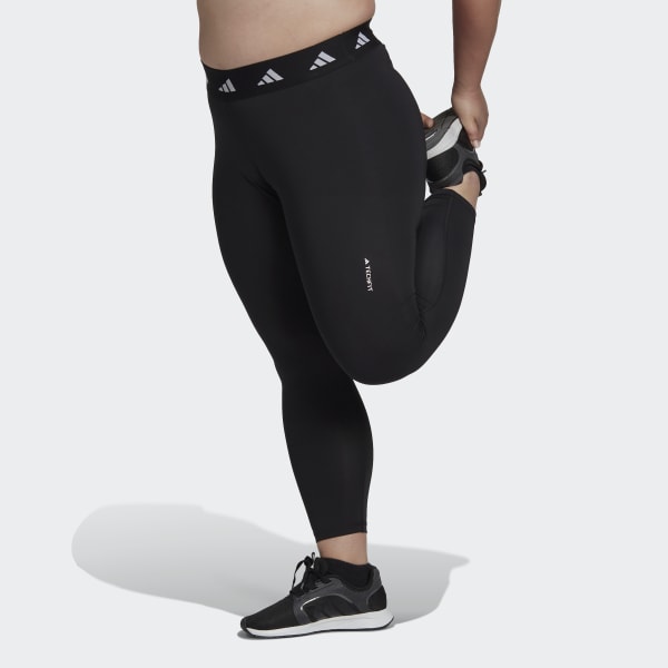 zwart Techfit 7/8 Legging (Grote Maat)