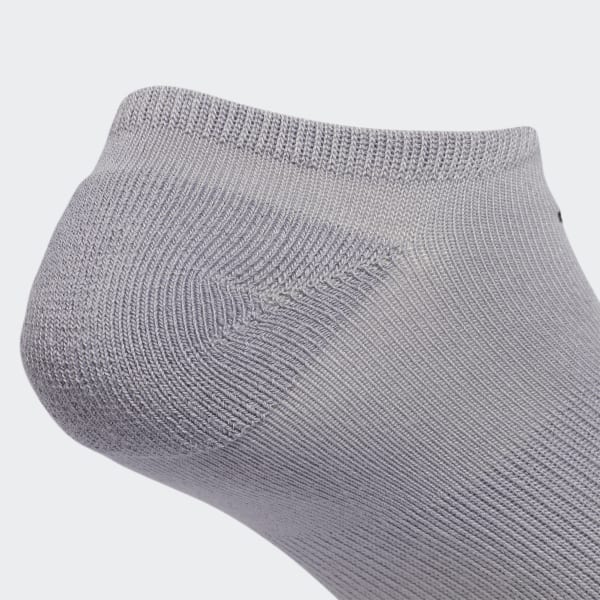 Grey Roller No Show Socks 3 Pairs CH7699X