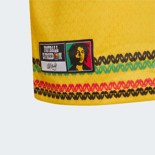zltá Dres Jamajka 26 x Bob Marley Home Kids