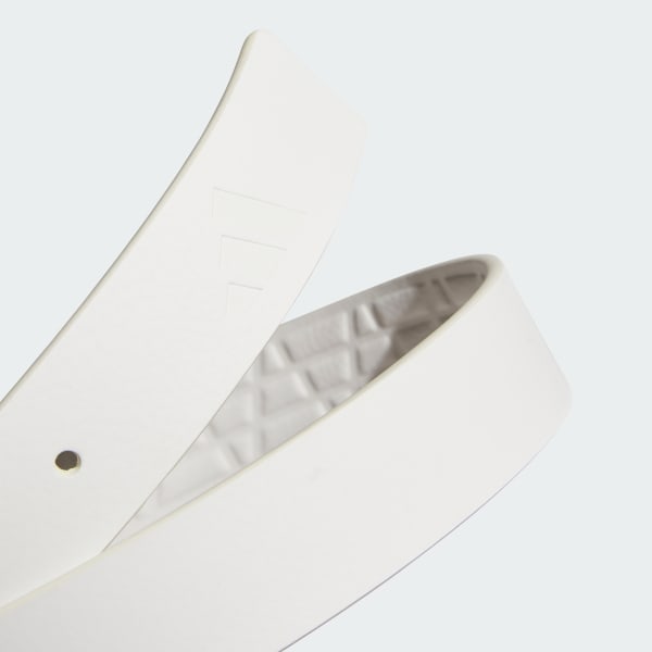 White 리버서블 슬림 레더 벨트