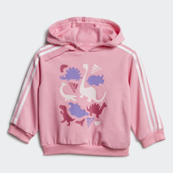 Rose Ensemble bébés molleton à imprimé intégral Dino Camo
