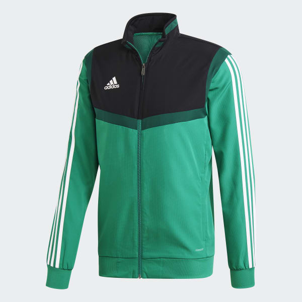 Chaqueta adidas verde y blanca clearance