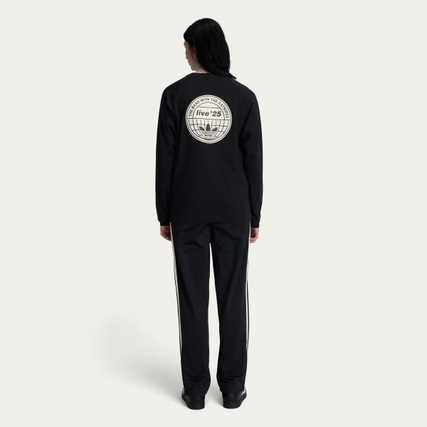 Noir T-SHIRT ML 3 BANDES TOUR