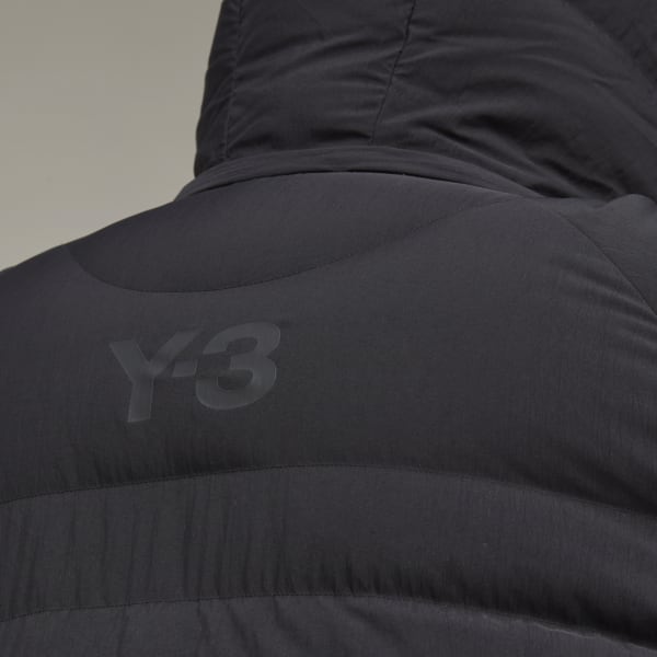 zwart Y-3 Classic Puffy Donsparka met Capuchon CO761