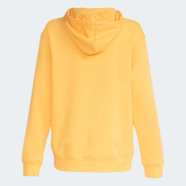 Amarelo Moletom Capuz Fleece Regular Essentials Big Logo