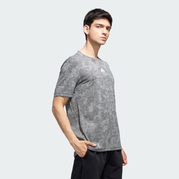 Black adidas Training AOP Tee