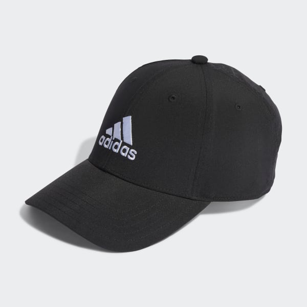 Black Embroidered Logo Lightweight Baseball Cap | adidas Canada