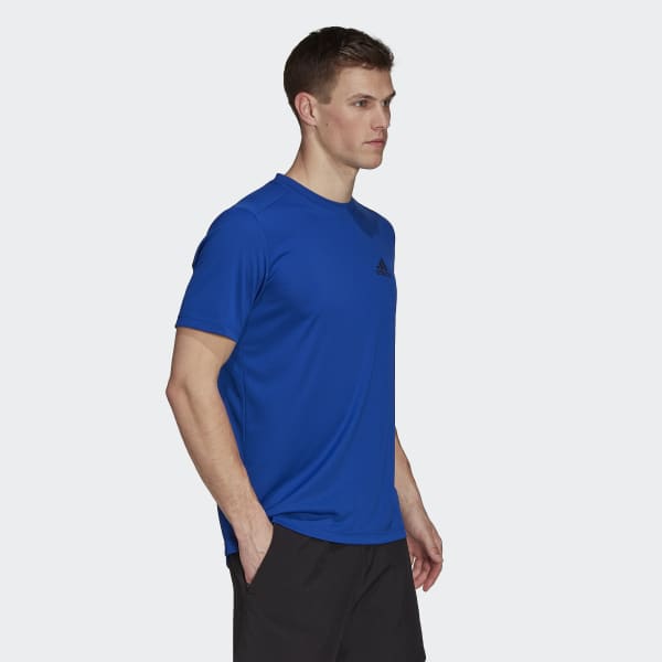 Blue AEROREADY DESIGNED TO MOVE SPORT TEE 42164