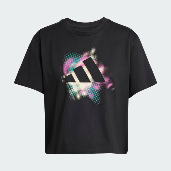 Negro Polera Dance Estampada