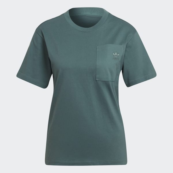 mau-xanh-la Áo Thun Có Túi Vải Twill TP857