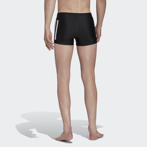 Sort Bold 3-Stripes badeshorts