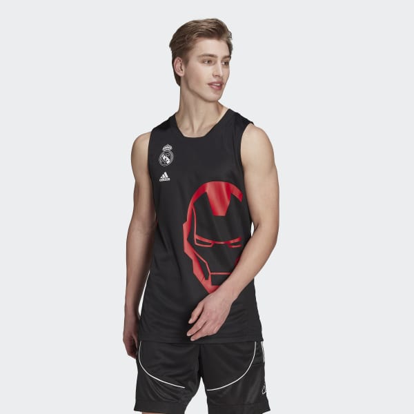 Đen Áo Đấu Real Madrid Marvel Avengers SV733
