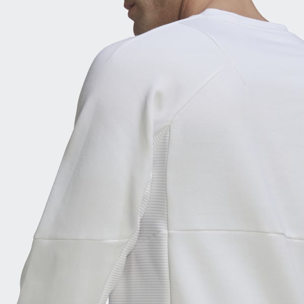 White Designed for Gameday Crew Sweatshirt TA705