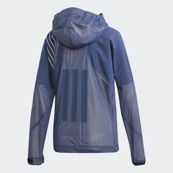 Blue Terrex 3-Layer Zupahike Rain Jacket