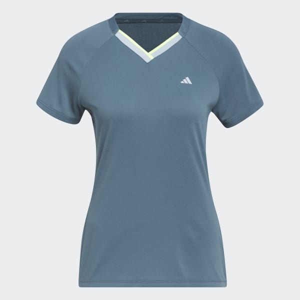 Turquoise Ultimate365 Tour HEAT.RDY V-Neck Golf Top 