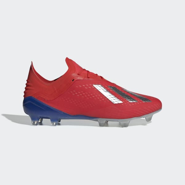 zapatos de futbol adidas rojos