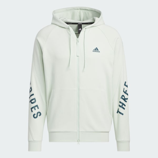 adidas オリーブ フルジップパーカー M adidas（アディダス）の「Adilenium オーバーサイズ フルジップ