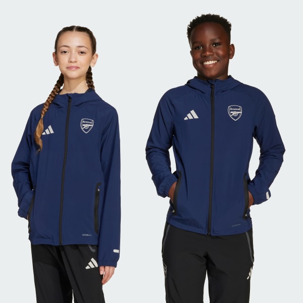 Bla Arsenal Tiro 25 Competition Vis Tech rejsejakke til børn