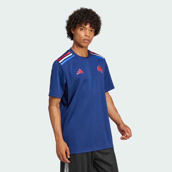 Azul Camiseta primera equipación Francia Rugby Supporter