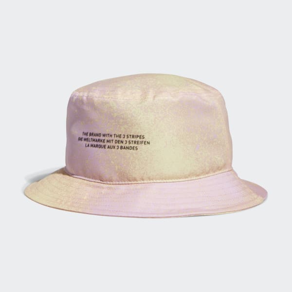 Purple Spray Print Bucket Hat