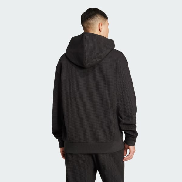 Black ALL SZN Waffle Knit Hoodie