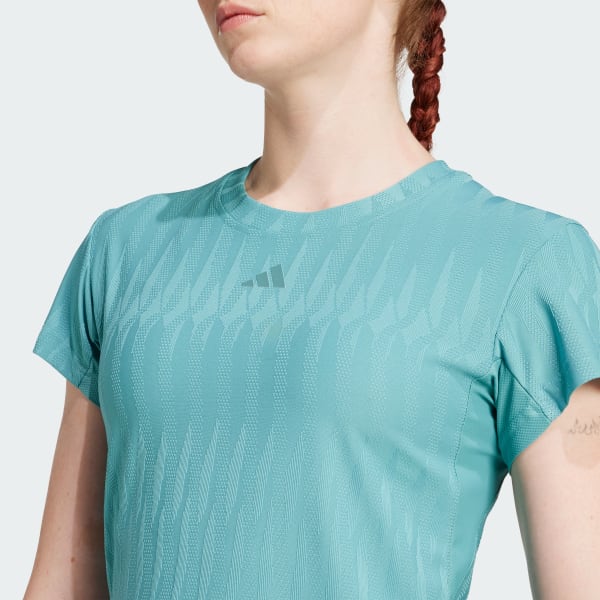 adidas Tennis Climacool+ FreeLift Tee Turquoise adidas India