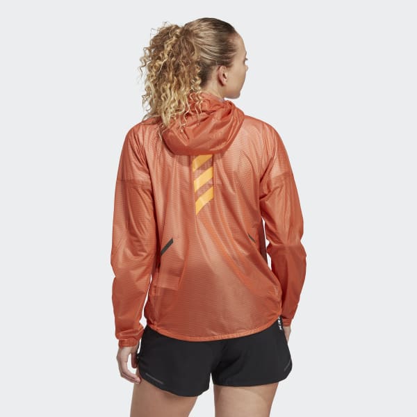 Orange Terrex Agravic 2.5-Layer regnjakke