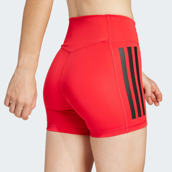 Red short leggings cheap