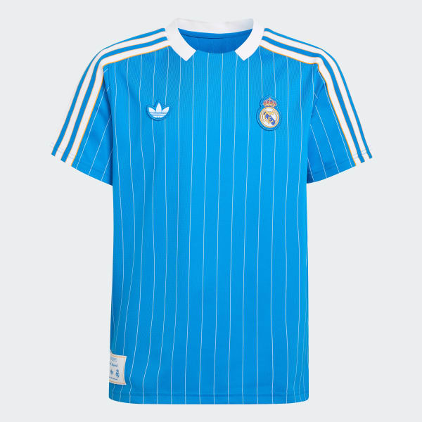 adidas Real Madrid ホーム ユニフォーム adidas Real Madrid Terrace Icons Jersey Kids - Blue | Free