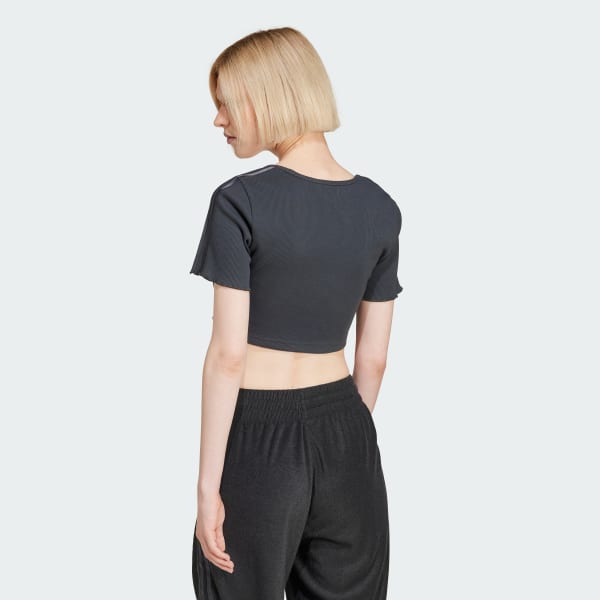 Grey Baby Tee