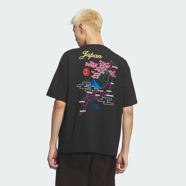 ブラック ジャパン半袖Tシャツ