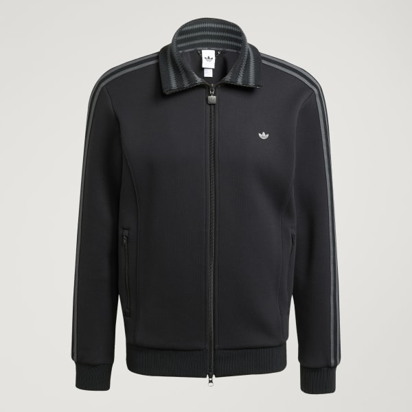 adidas Premium Track Top - Black | Free Shipping with