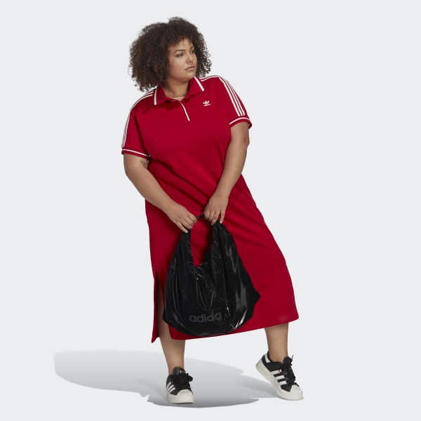 Κόκκινο Thebe Magugu Reg Dress (Plus Size)