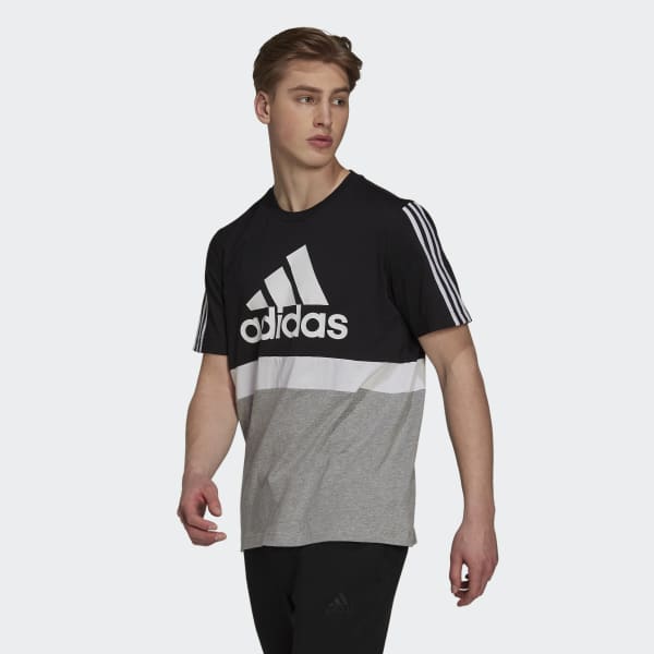 adidas Essentials Colorblock - Black | adidas US