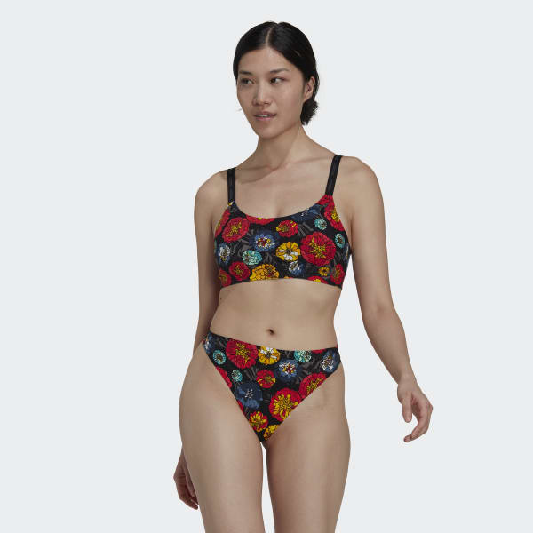 Multicolour Active Micro-Flex Scoop Lounge Bra HPO55