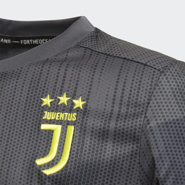 blusa da juventus cinza