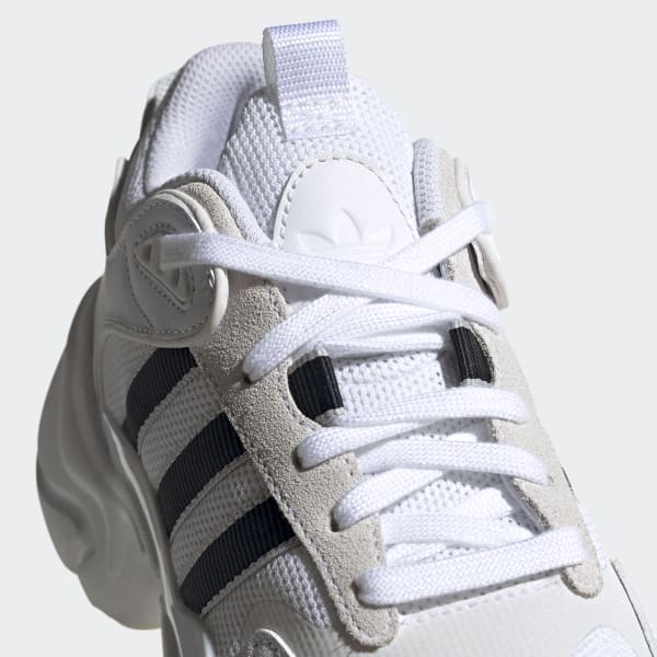 adidas originals magmur runner in white and black