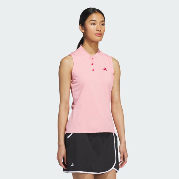 สีชมพู เสื้อโปโลผ้า TWISTKNIT Ultimate365 Tour