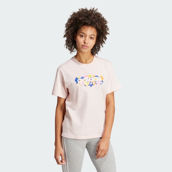Rosa Playera Soft Side 2.0 Estampada