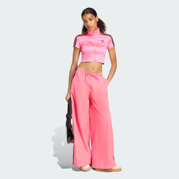 adidas adicolor Firebird Oversized Track Pants - Pink | Free