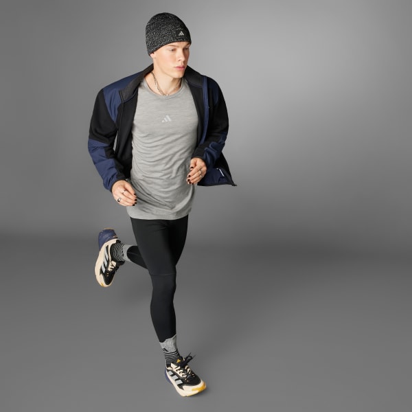Grey Ultimate Running Conquer the Elements Merino Tee