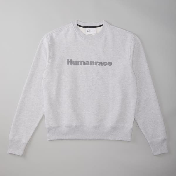 Grey Pharrell Williams Basics Crew Sweatshirt (Gender Neutral) M9479